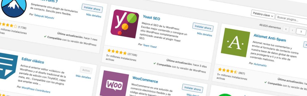 7 plugins esenciales Wordpress 2020